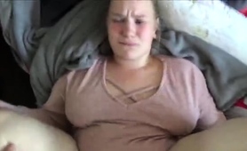 Horny amateur mom with big hooters gets rammed hard in POV