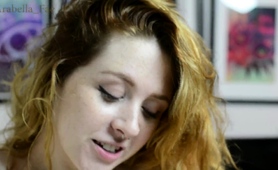 Gorgeous Teen With A Fabulous Ass Takes A Dildo For A Ride