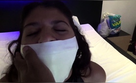 Sexy Amateur Latina With Big Tits Gets Restrained And Gagged