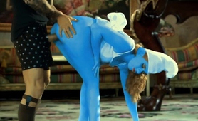 Smurfette With Fabulous Ass Succumbs To Hardcore Fucking