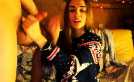 Brunette Teen Having Fun With Her Boyfriend On Cam