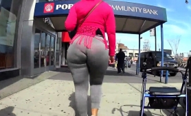 Street Voyeur Follows A Curvy Babe With A Marvelous Booty
