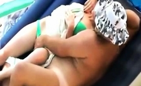 Attractive Redhead Milf Enjoys A Good Fucking On The Beach