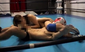 Delightful Japanese Wrestler Can't Resist A Throbbing Pole