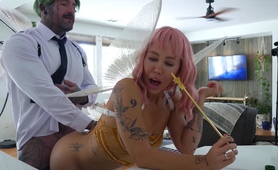 Milf Housewife In Costume Gets Pounded Hard Doggystyle