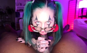 milf-freak-in-fishnets-feasts-herself-on-big-black-cock