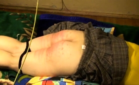 Submissive Russian Wife Gets Her Lovely Ass Spanked Hard