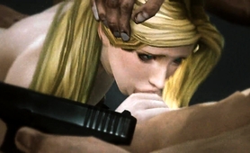 Bodacious 3d Bombshell Satisfies Her Hunger For Hard Meat